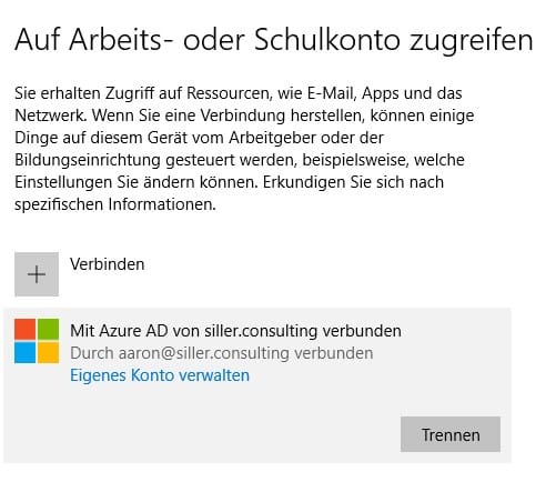 intune privates endgerät