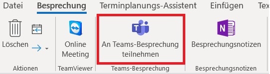 Microsoft Teams Besprechung Microsoft Teams Besprechung