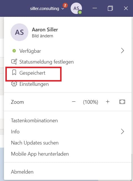 MicrosoftTeamsGespeicherteNachrichten
