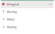 Prioritäten Prioritäten