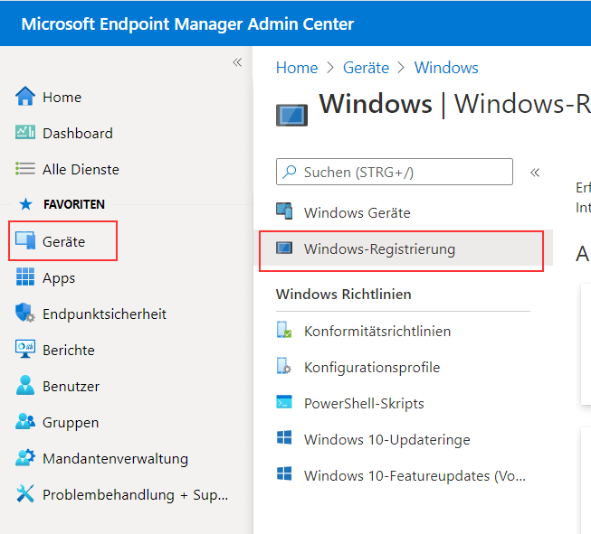 Windows-Registrierung Windows-Registrierung