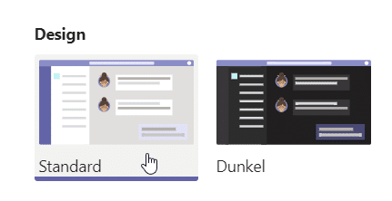 Microsoft Teams personalisieren Design-ändern