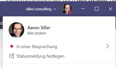 Microsoft Teams personalisieren Profilbild-anpassen