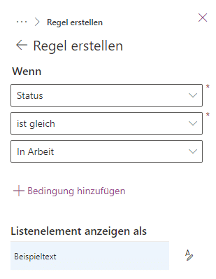 Regel-Erstellen-Lists