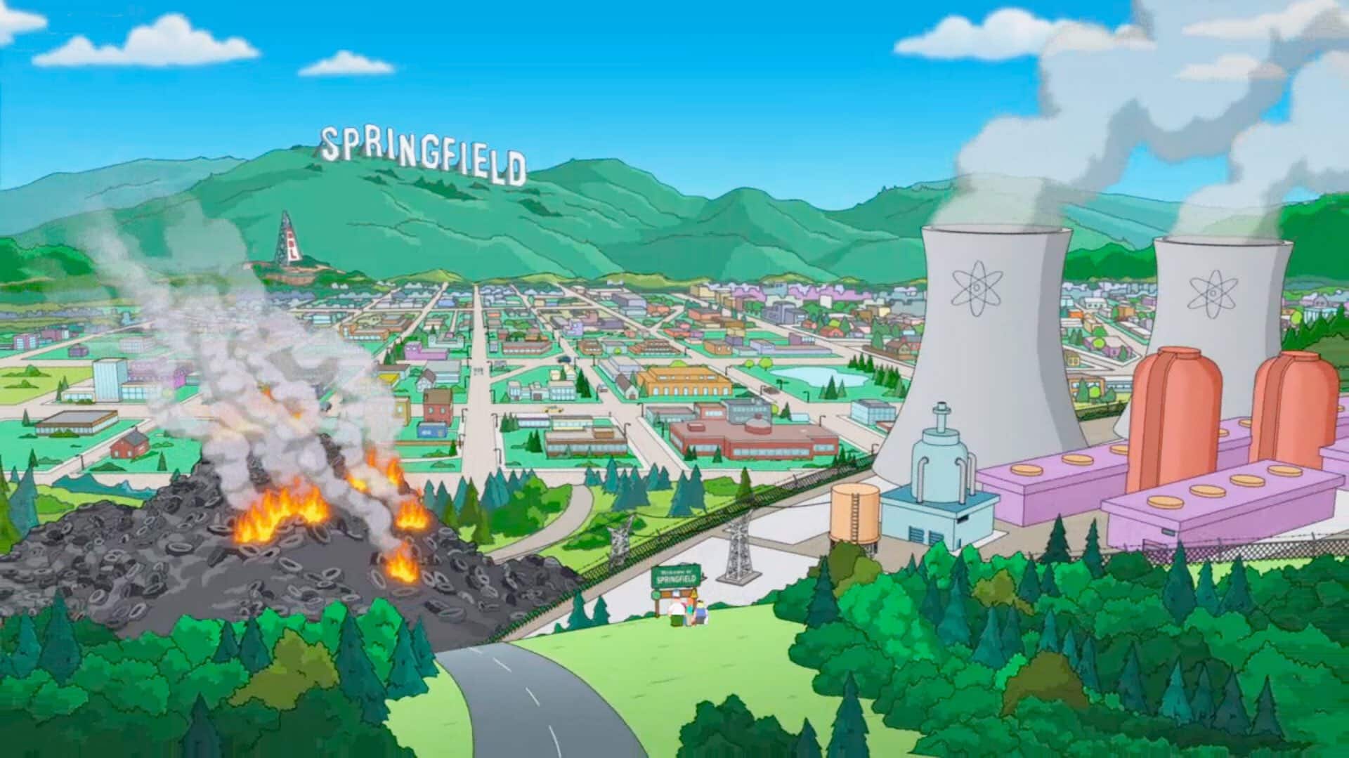 Teams Hintergründe Springfield-Simpsons