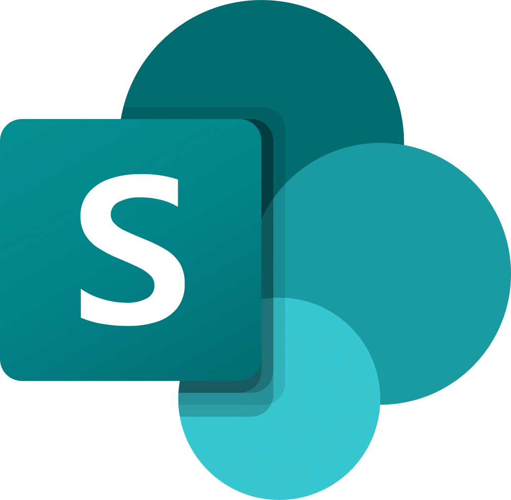 Dateiablage Microsoft Teams und  SharePoint-Logo
