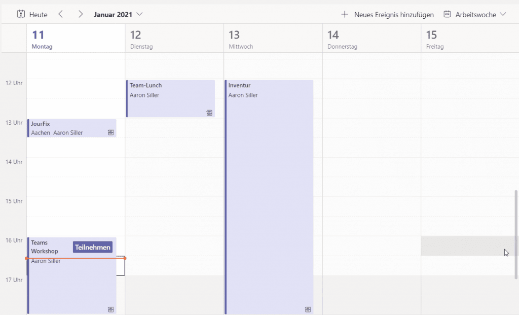 Microsoft Teams Gruppenkalender erstellen und einbinden