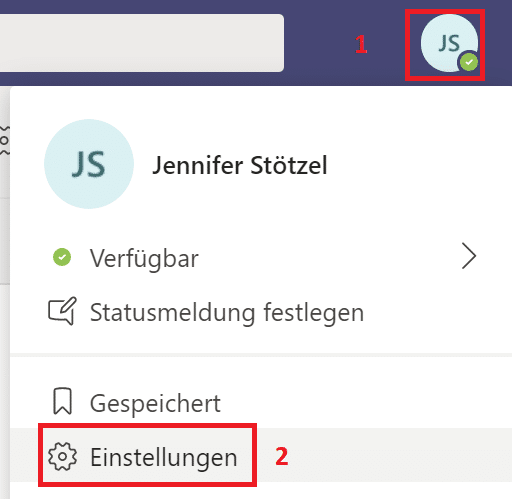 Microsoft Teams Testanruf Einstellungen-öffnen-für-Testanruf