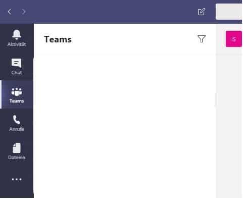 Microsoft Teams Kalender fehlt Fehlender-Kalender-Teams