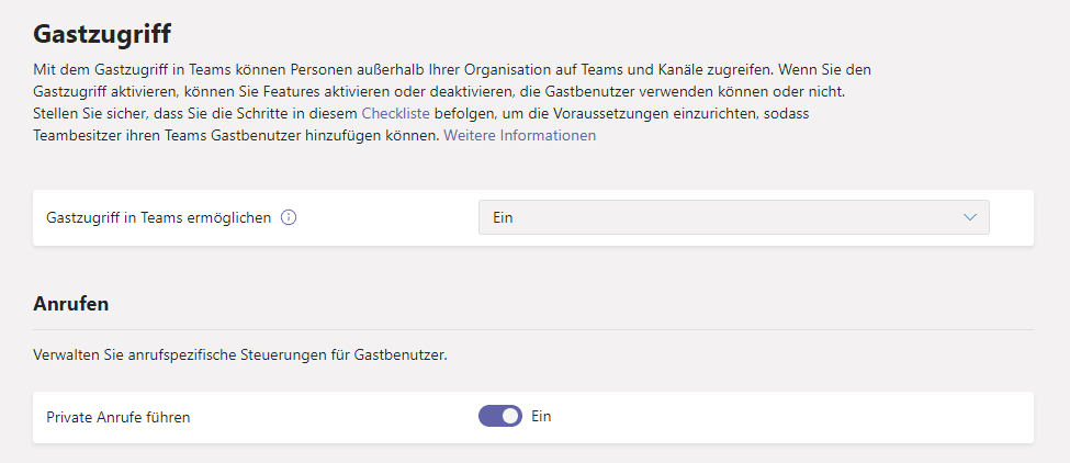 Gastzugriff-Teams