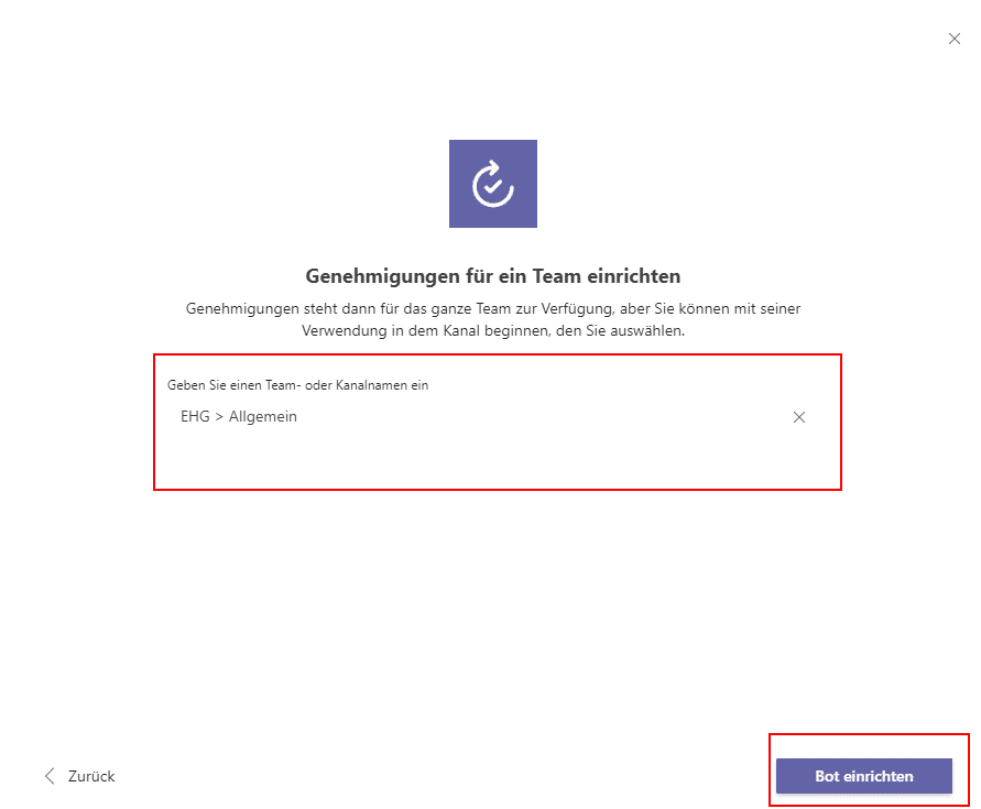  Microsoft Teams Genehmigungs-App Genehmigung-Team-einrichten