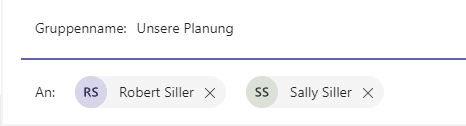 Gruppenname-Teams