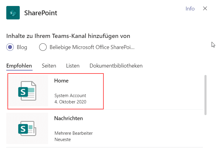 Home-SharePoint-Online