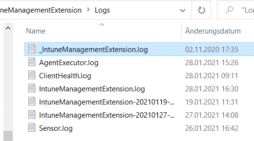 Intune-Management-Extension-Logs