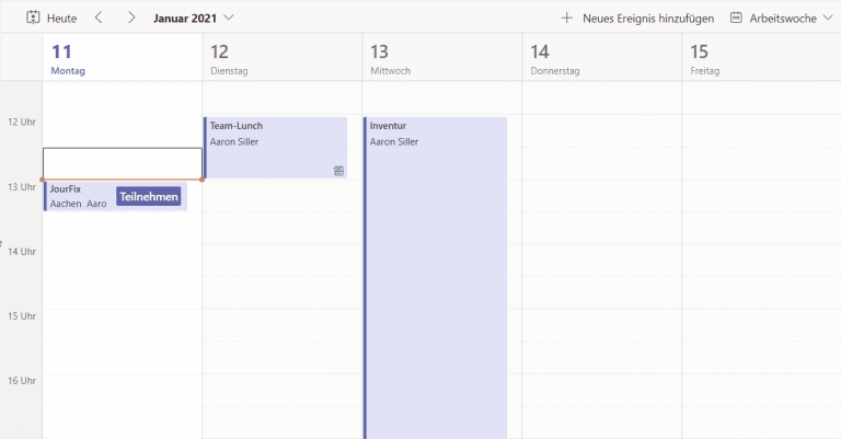 Microsoft Teams Gruppenkalender erstellen und einbinden