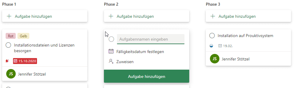 Planner-Aufgabe