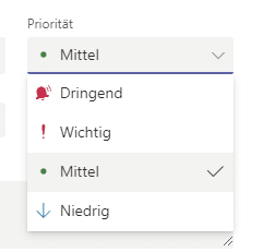 Prioritäten