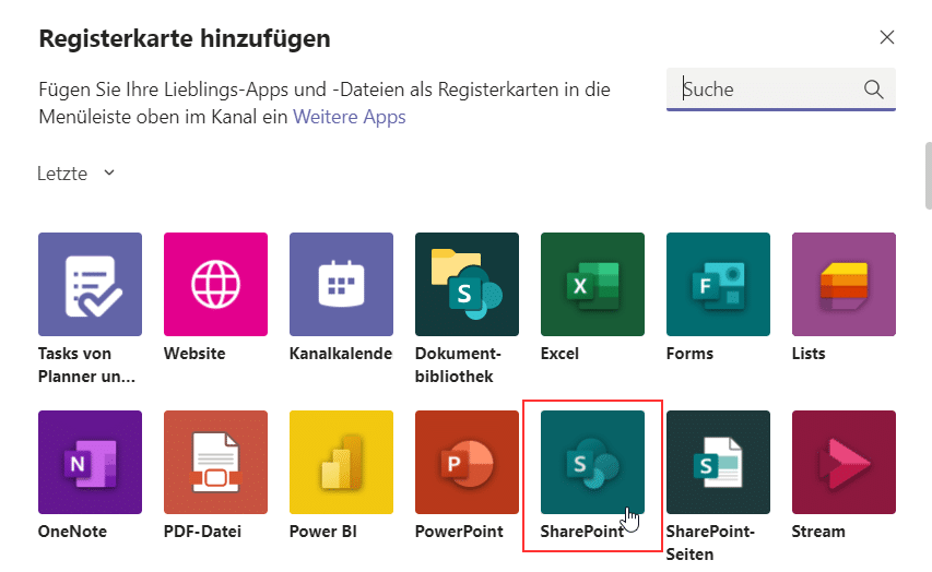 Registerkarte-Teams-SharePoint
