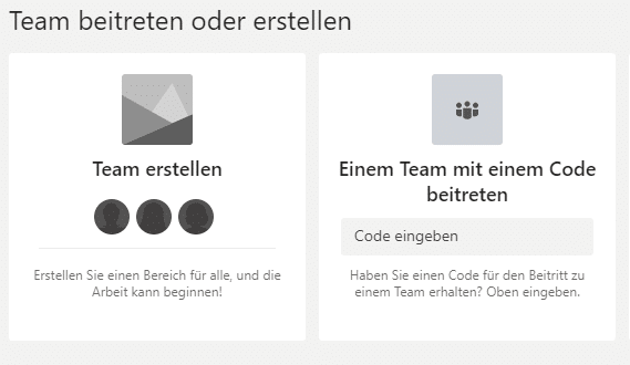 Team-erstellen-möglich