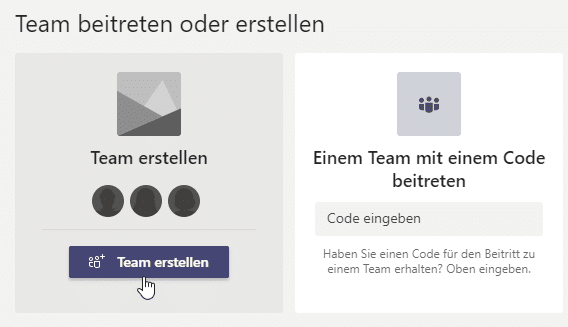 Team-erstellen