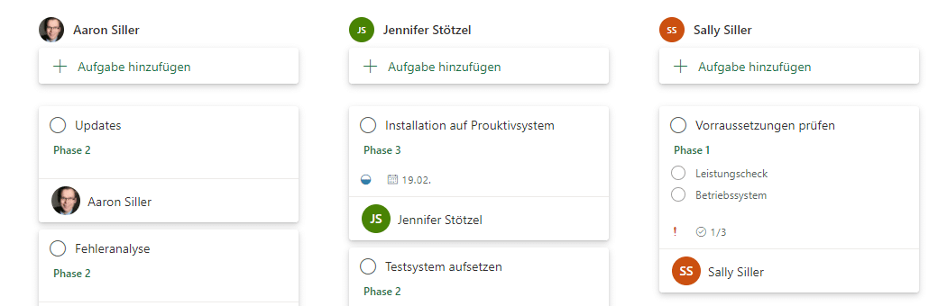 Zuweisung-Person-Planner