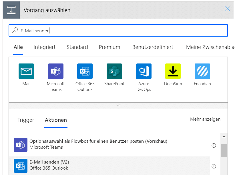 Connector-E-Mail-versenden-Power-Automate