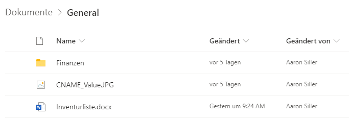 Dateien-Übersicht-SharePoint-Online