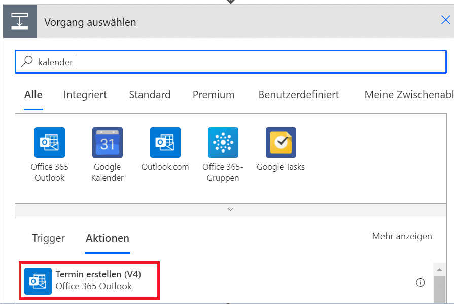 Power-Automate-Kalender-Eintrag