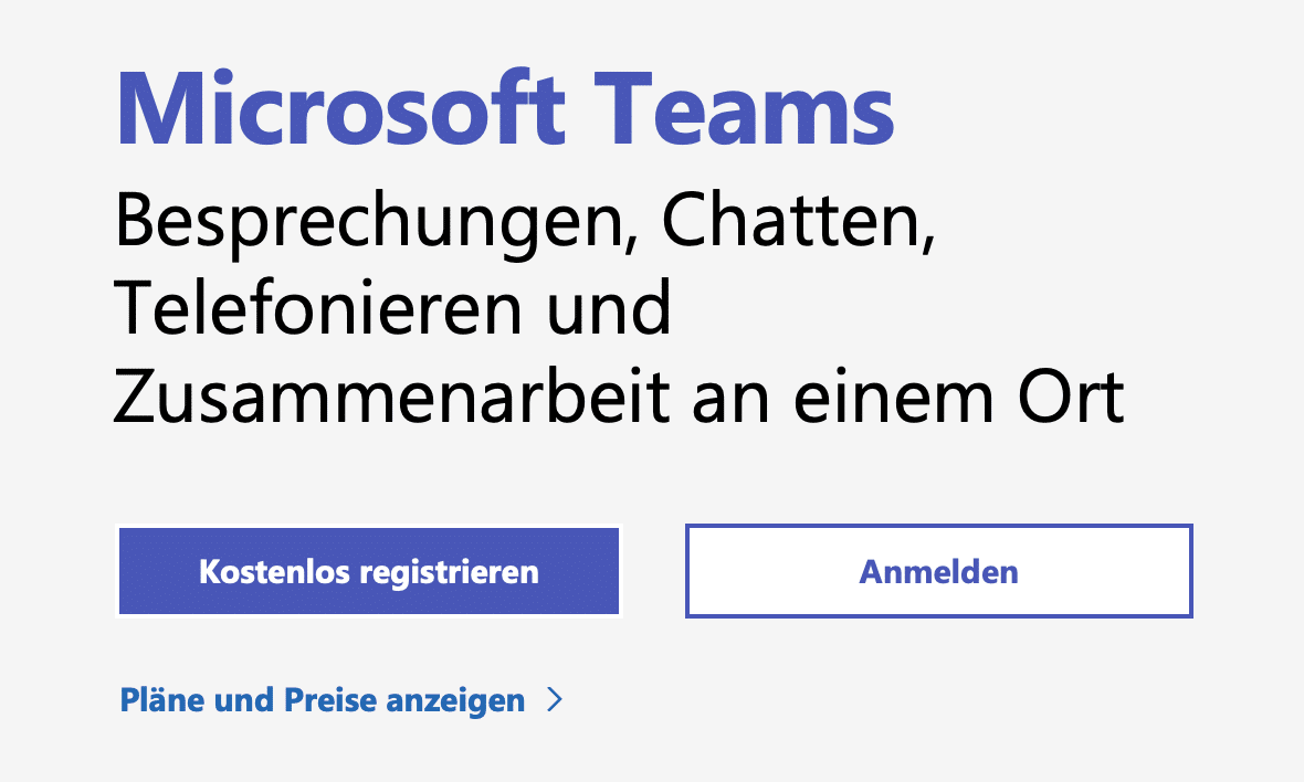 Microsoft Teams kostenlos nutzen