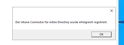 Registrierung-Intune-Connector