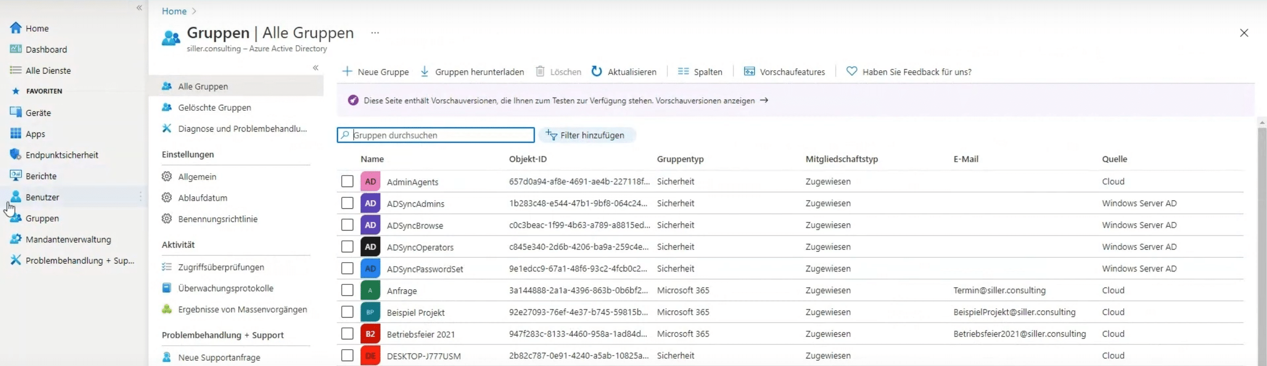 Beispiel wie man dynamische Gruppen in AutoPilot erstellt