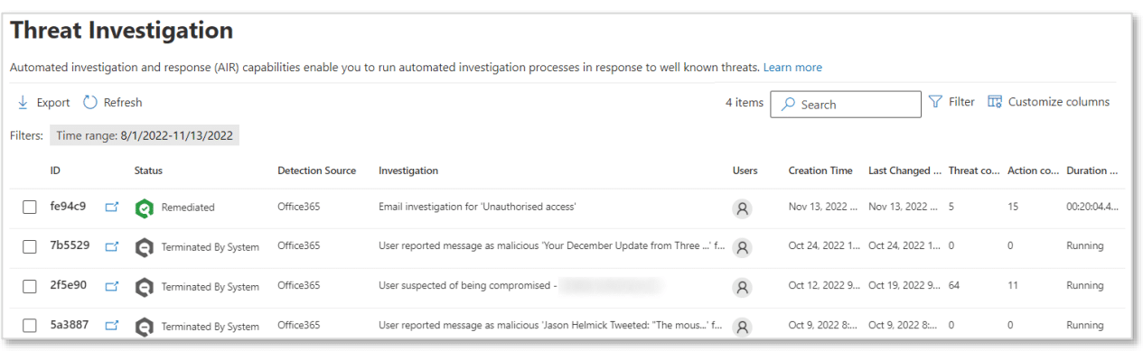 Defender-for-Office365-Threat-Investigation