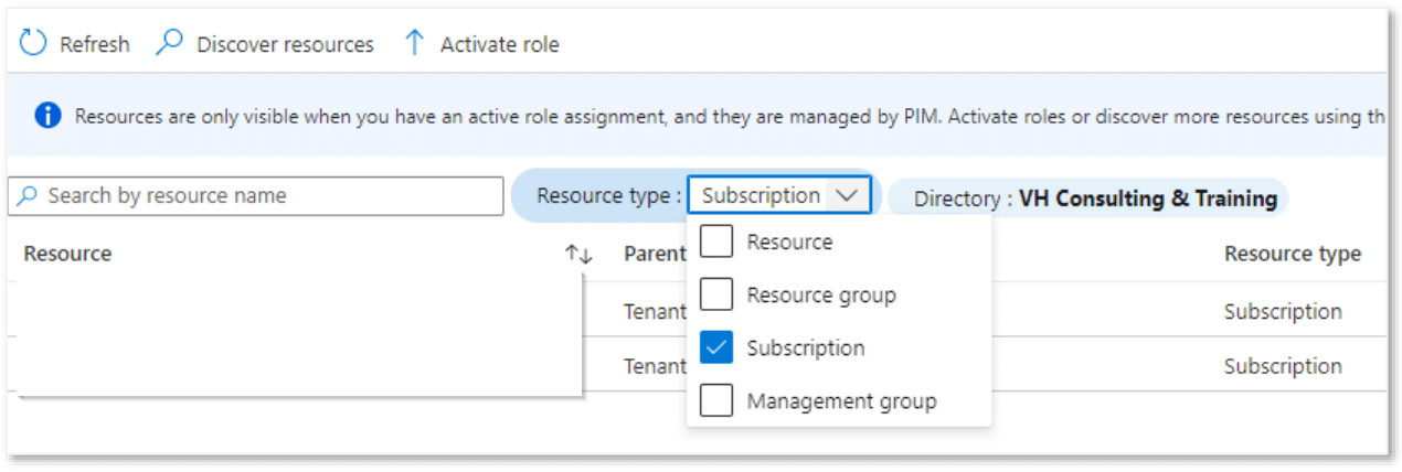 Privileged-Identitiy-Management-Azure-Ressourcen