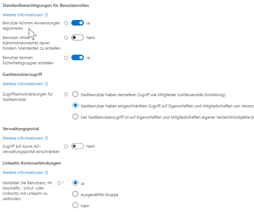 Härtungs-Tipps im Identity-Management User-Consent-Mechanismen-Azure