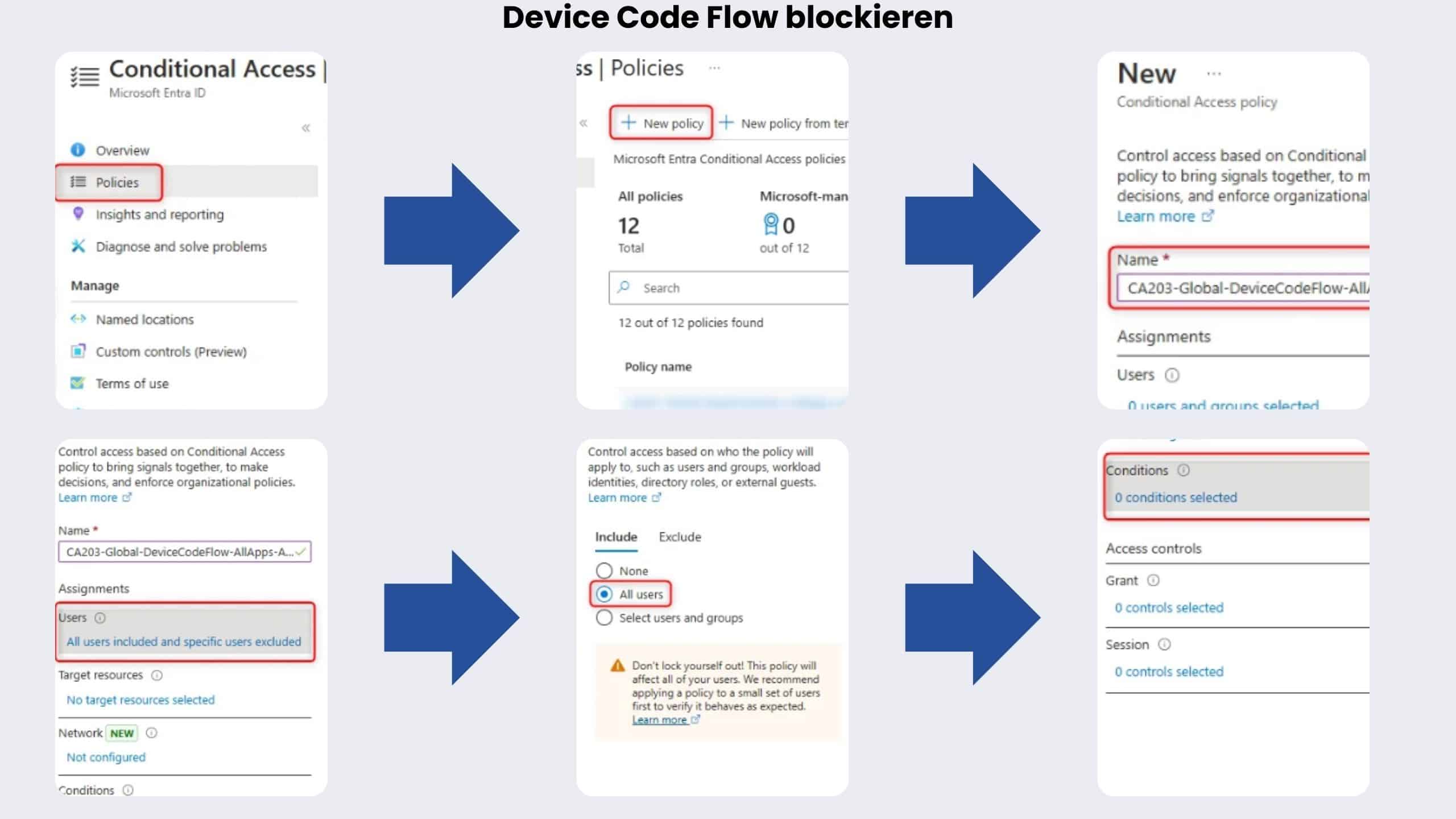 Erweiterte Conditional Access Device Code Flow Erweiterte Conditional Access Device Code Flow