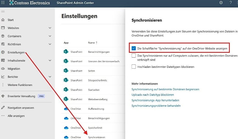 Synchronisierungsfunktion