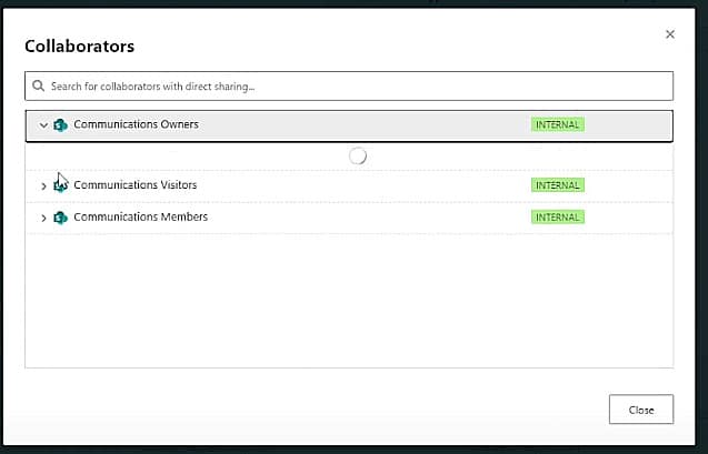 Screenshot zu Defender for Cloud Apps Collaborators