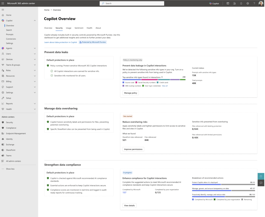 Neue Funktionen im Microsoft Admin Center